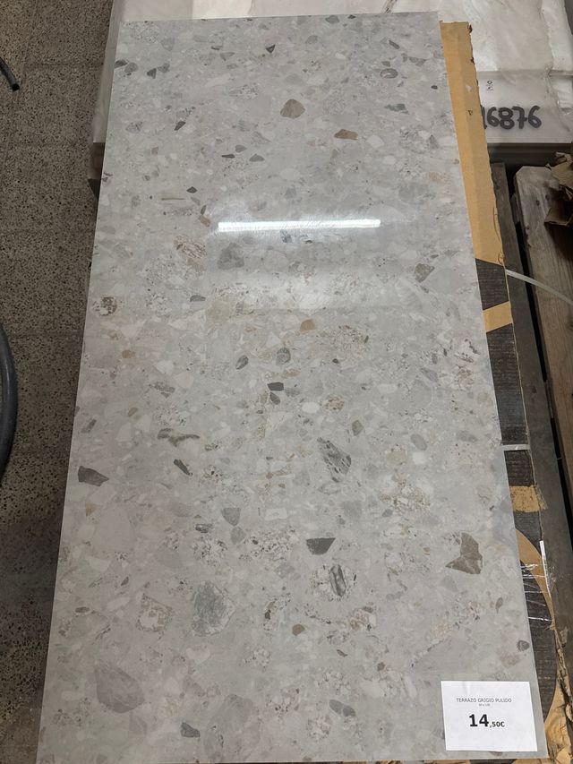 Azulejo Porcelánico 60x120 - TERRAZO GRIGIO