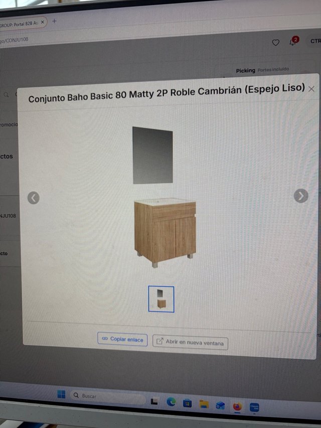 Mueble Basic 80 Matty Roble Cambrián